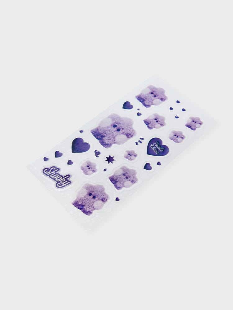 BT21 SHOOKY minini STICKERS PURPLE OF WISH EDITION