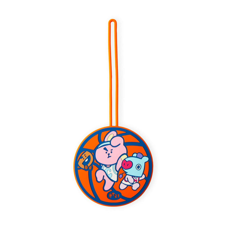 BT21 Sports Club Luggage Tag Basketball