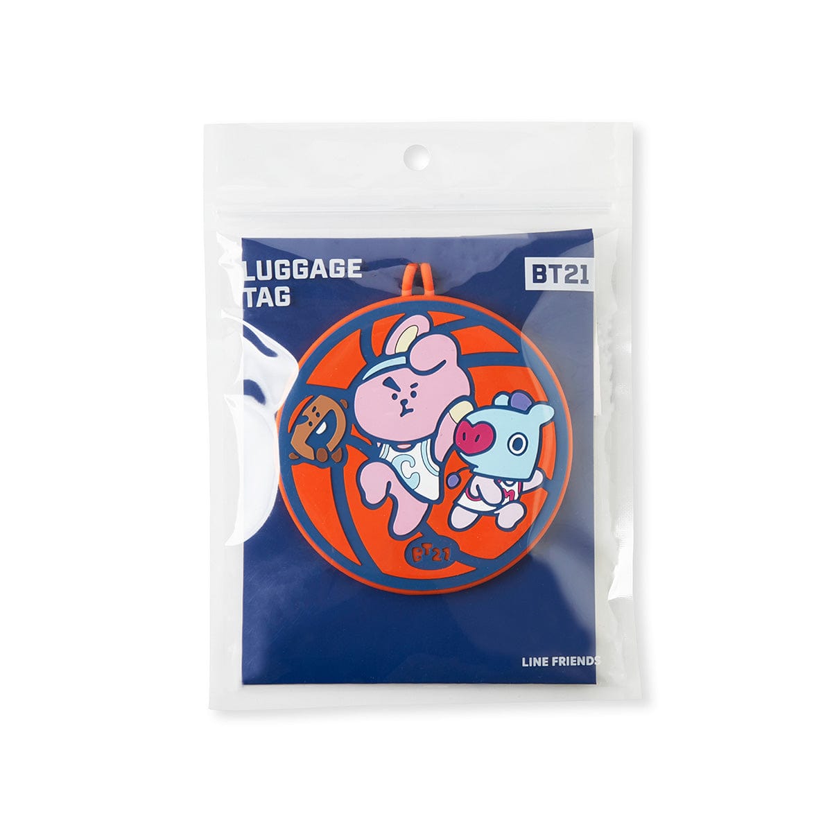 BT21 SPORTS CLUB LUGGAGE TAG BASKETBALL