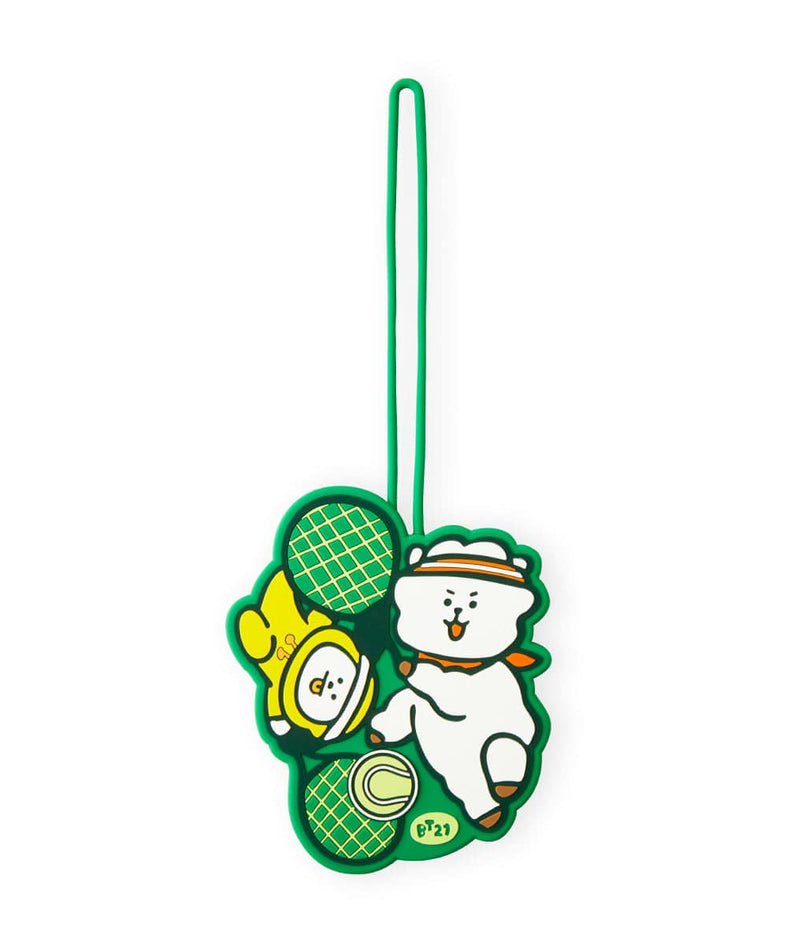BT21 SPORTS CLUB LUGGAGE TAG TENNIS
