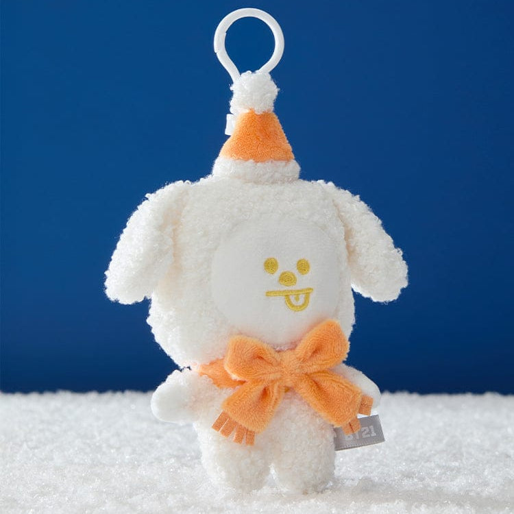BT21 Snowman Doll Keychain