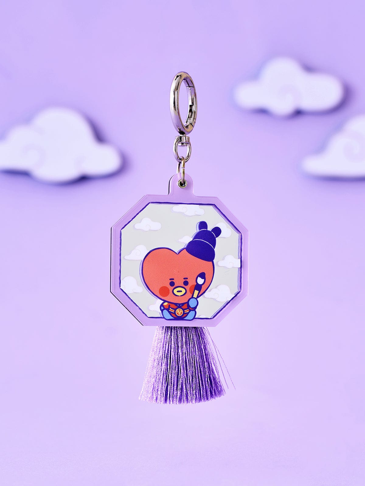 BT21 TATA BABY MIRROR KEYRING K-EDITION ver.2