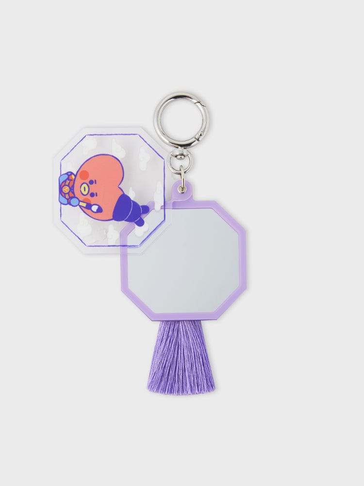 BT21 TATA BABY MIRROR KEYRING K-EDITION ver.2