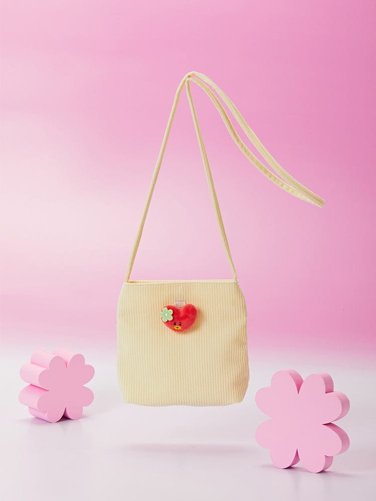 BT21 TATA MINI CORDUROY CROSSBODY BAG SPRING DAYS