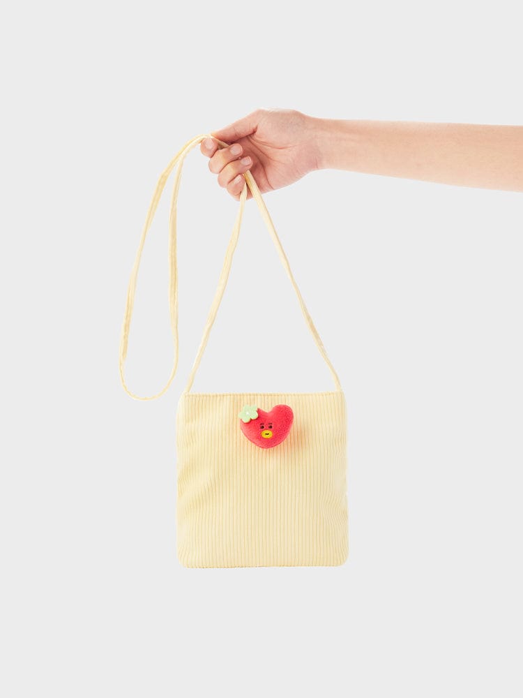 BT21 TATA MINI CORDUROY CROSSBODY BAG SPRING DAYS