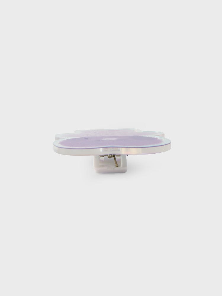 BT21 TATA minini ACRYLIC MAGNETIC CLIP PURPLE OF WISH EDITION