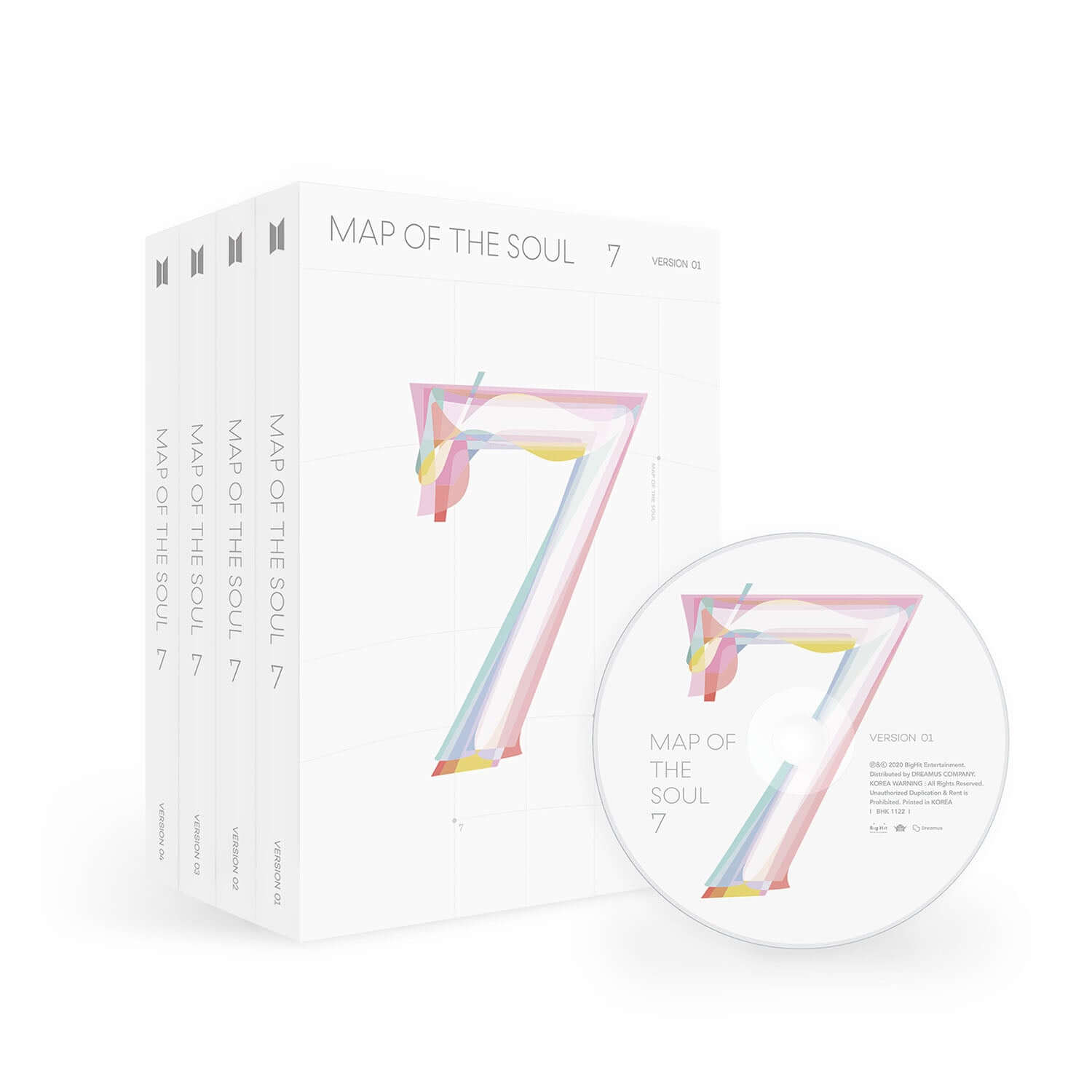 【匿名配送】MAP OF THE SEOUL 7 Version 1,2,3,4 BTS - [MAP OF THE SOUL : 7] (1,2,3,4バージョンランダム) - Kpop