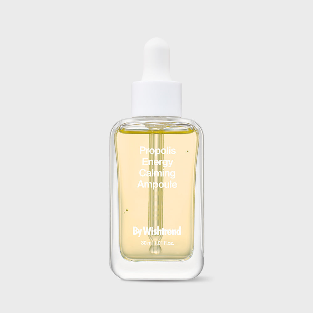 BY WISHTREND Propolis Energy Calming Ampoule 30ml bottle on a white background