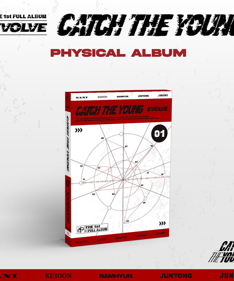 CATCH THE YOUNG - 1st Album [EVOLVE] (CD) - Kpop Album | Kool Seoul - Buy Kpop Albums Online
