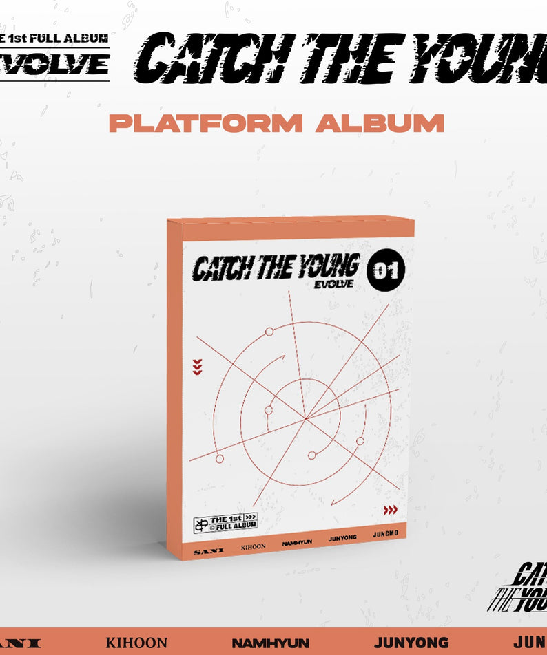 CATCH THE YOUNG - 1st Album [EVOLVE] (PLATFORM ALBUM) - Kpop | Kool Seoul - Buy Kpop Albums Online