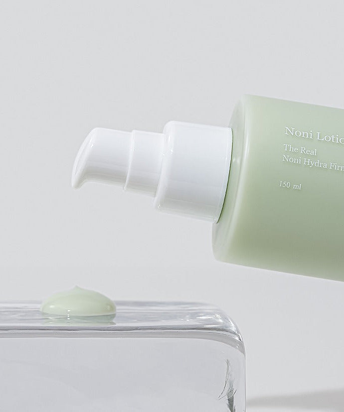 CELIMAX The Real Nino Hydra Firming Lotion 150ml with pump, 150ml bottle on a white background