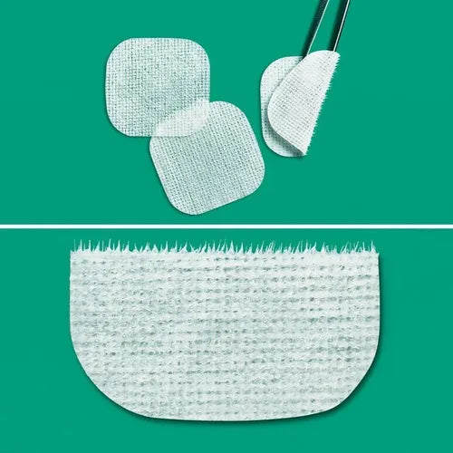 CENTELLIAN 24 Madeca Double Tightening Ampoule Pads (60 sheets) displayed on a green background showing texture and design.