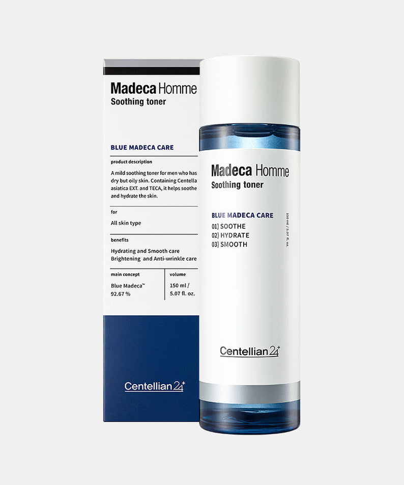 CENTELLIAN 24 Madeca Homme Soothing Toner 150ml - Gentleman Korea Korean men’s soothing toner product image