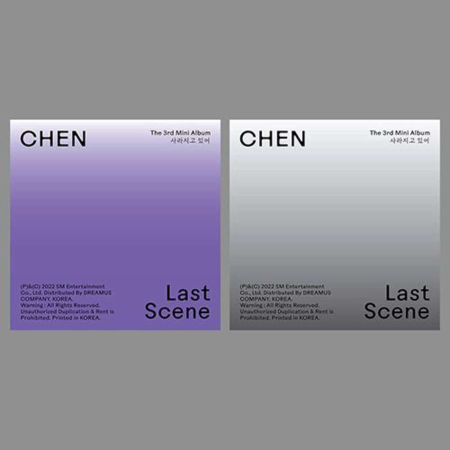Chen - 3rd [ (Last Scene)](Photo Book Ver.) (2 Random 1) - Kpop Album