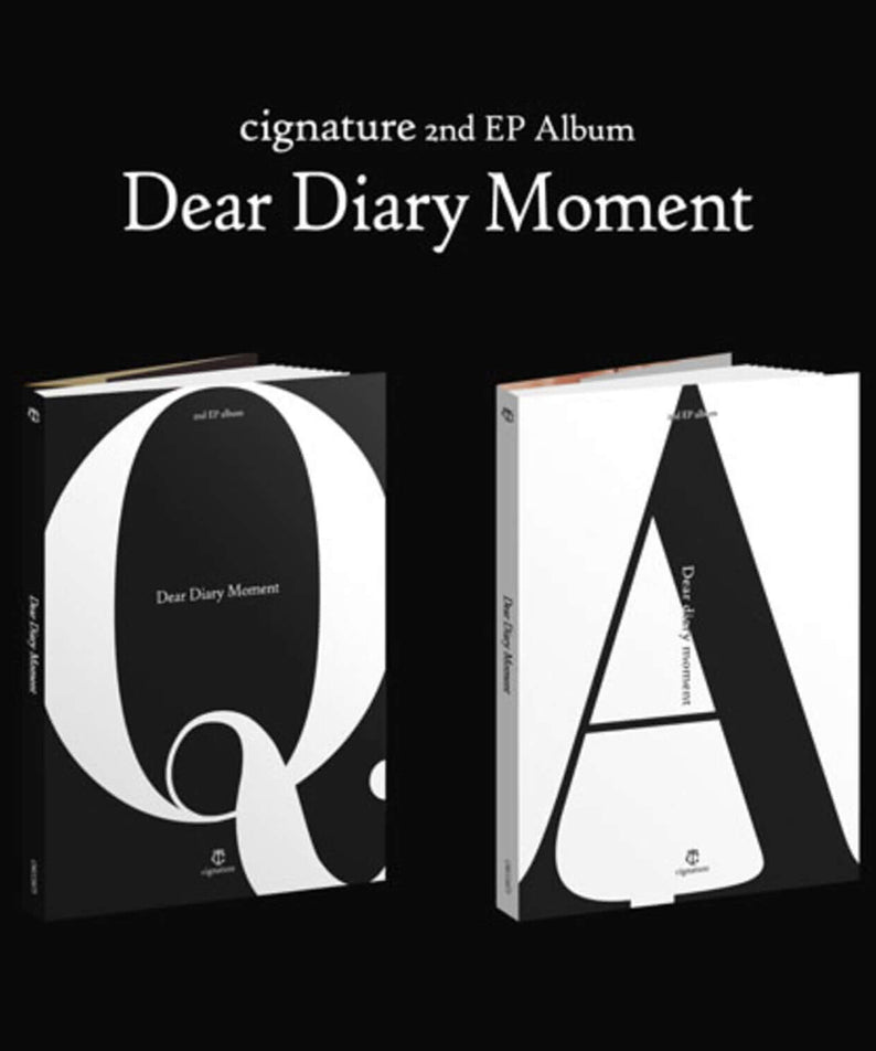 CIGNATURE - cignature 2nd EP Album [Dear Diary Moment] (SET) | Kool Seoul - Buy Kpop Albums Online