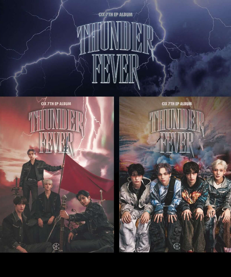 CIX - 7th EP Album [THUNDER FEVER] (FEVER ver./THUNDER ver.) | Kool Seoul - Buy Kpop Albums Online