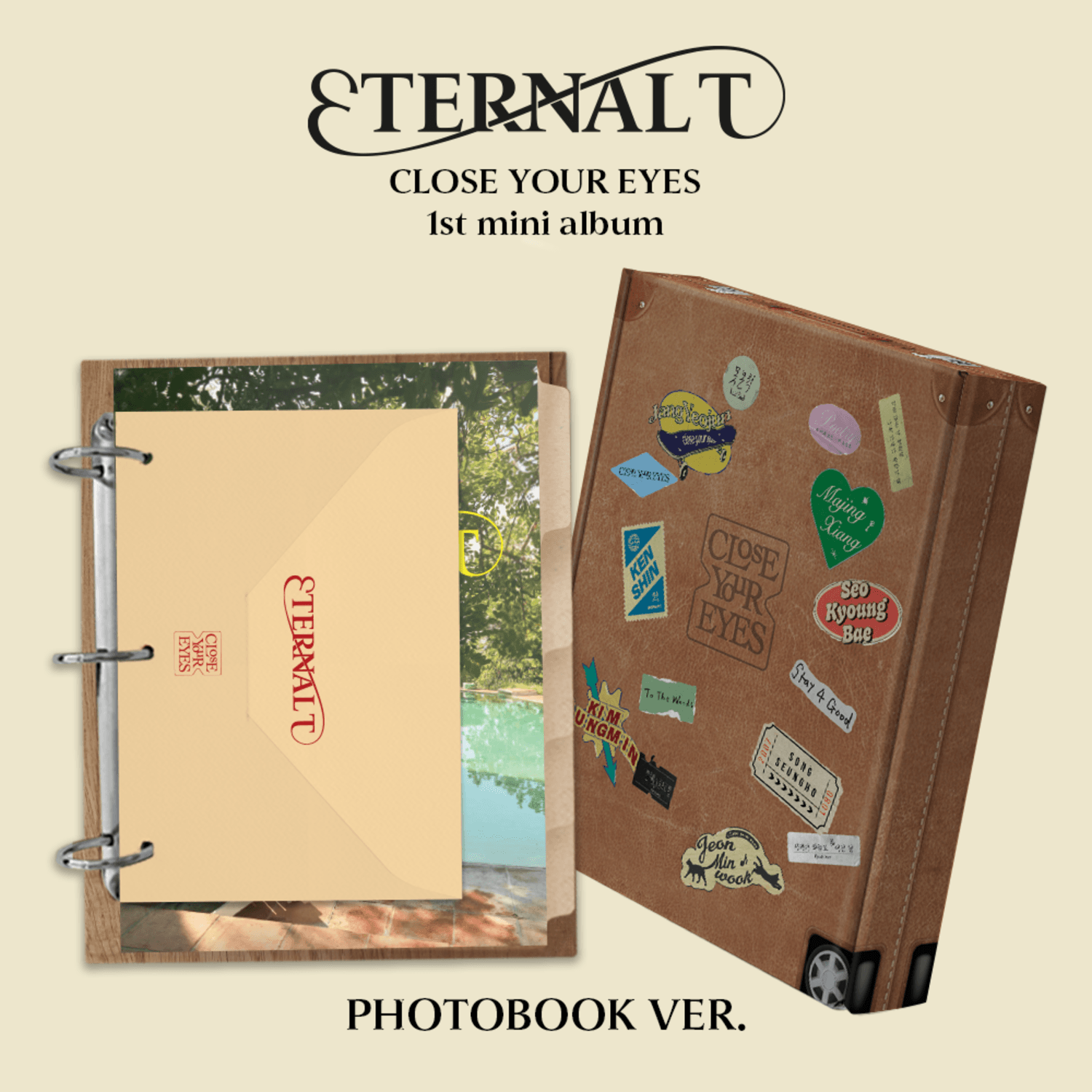 CLOSE YOUR EYES - The 1st Mini Album [ETERNALT] (PHOTOBOOK V | Kool Seoul - Buy Kpop Albums Online
