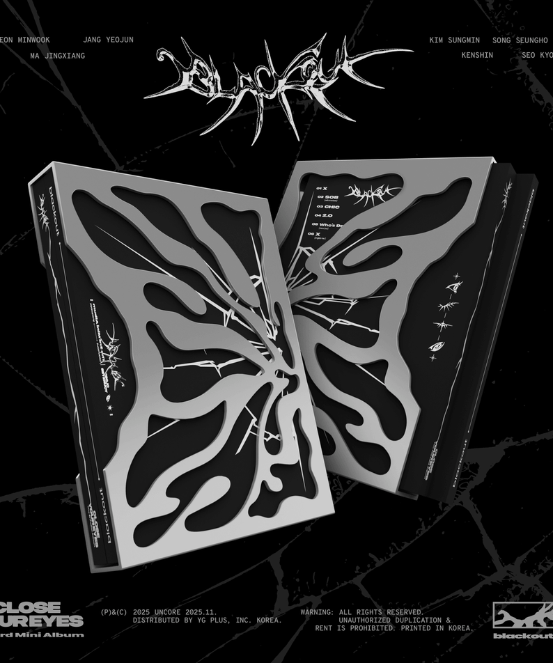 CLOSE YOUR EYES - The 3rd Mini Album [blackout] (blackout ve | Kool Seoul - Buy Kpop Albums Online