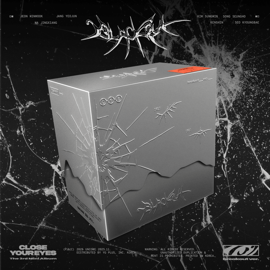 Close Your Eyes - The 3rd Mini Album [Blackout] (Breakout Ver.) - Kpop Album