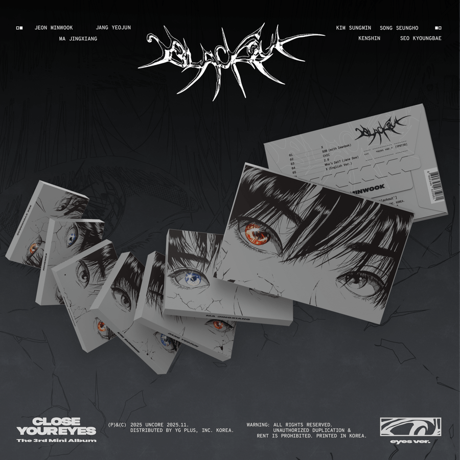 Close Your Eyes - The 3rd Mini Album [Blackout] (Eyes Ver.) - Kpop Album