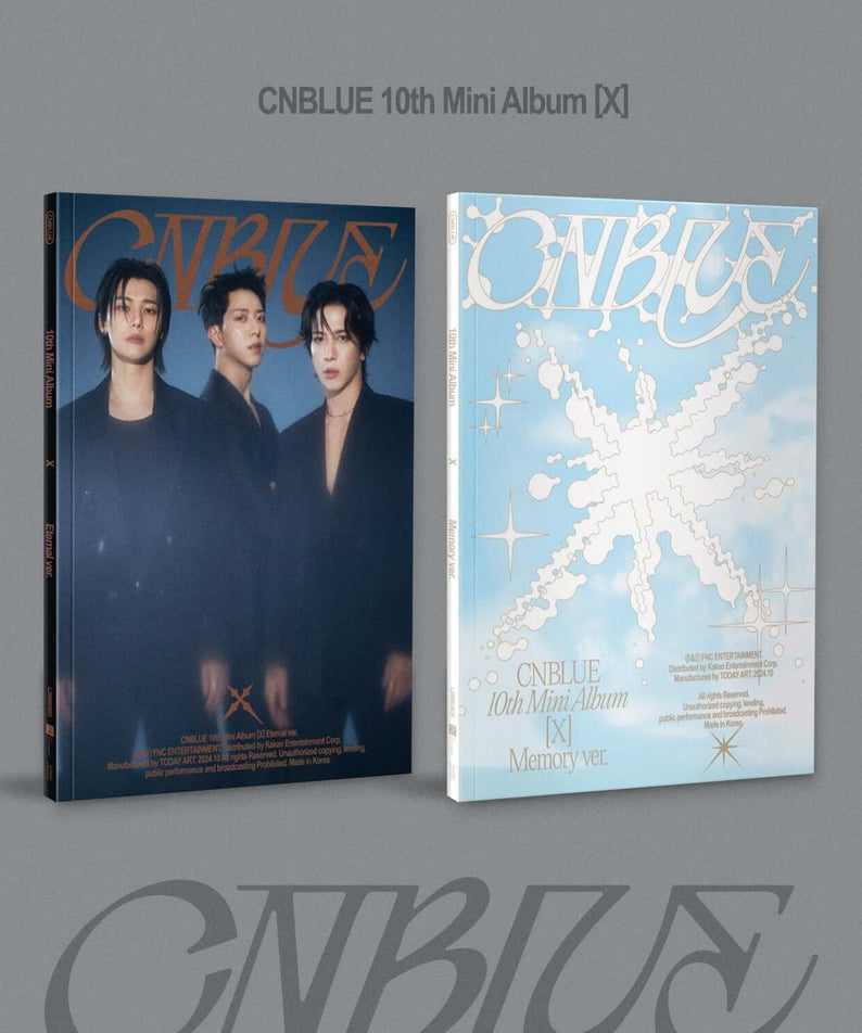 CNBLUE - 10th Album [X] (Set of 2) - Kpop Album | Kool Seoul - Buy Kpop Albums Online