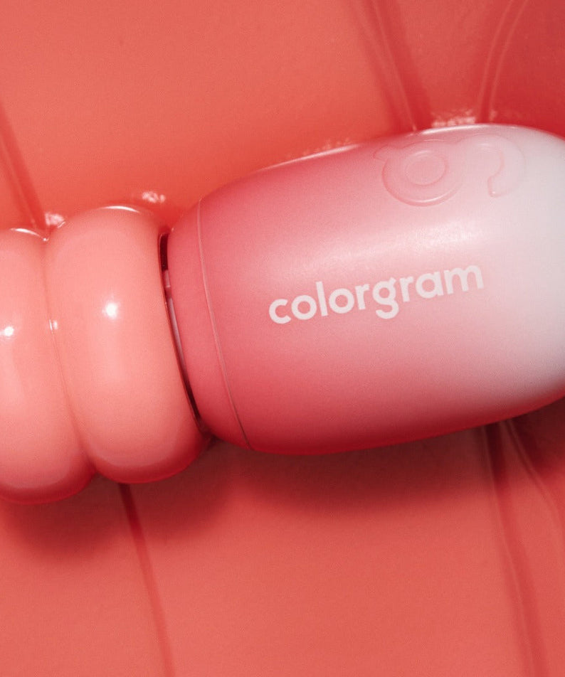 COLORGRAM Juicy Jam Blur Tint 5g in pink shade, showcasing smooth and vibrant lip tint packaging.