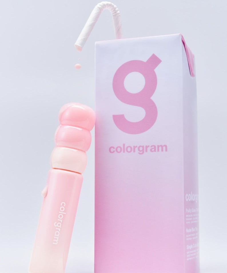 COLORGRAM Tanghulu Tangle Tint Milk 3g in pink packaging with straw