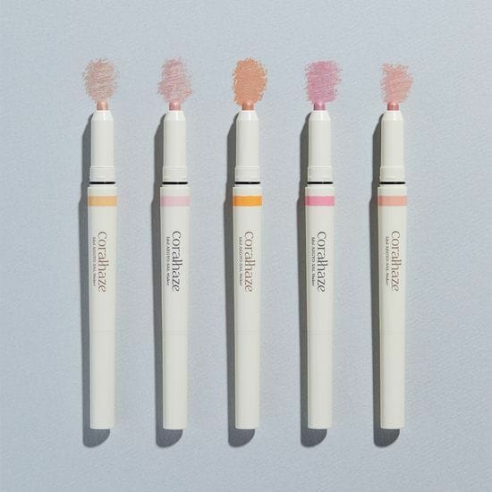 CORALHAZE Idol Aegyo Sal Maker in various shades, enhancing eye charm with effortless application.