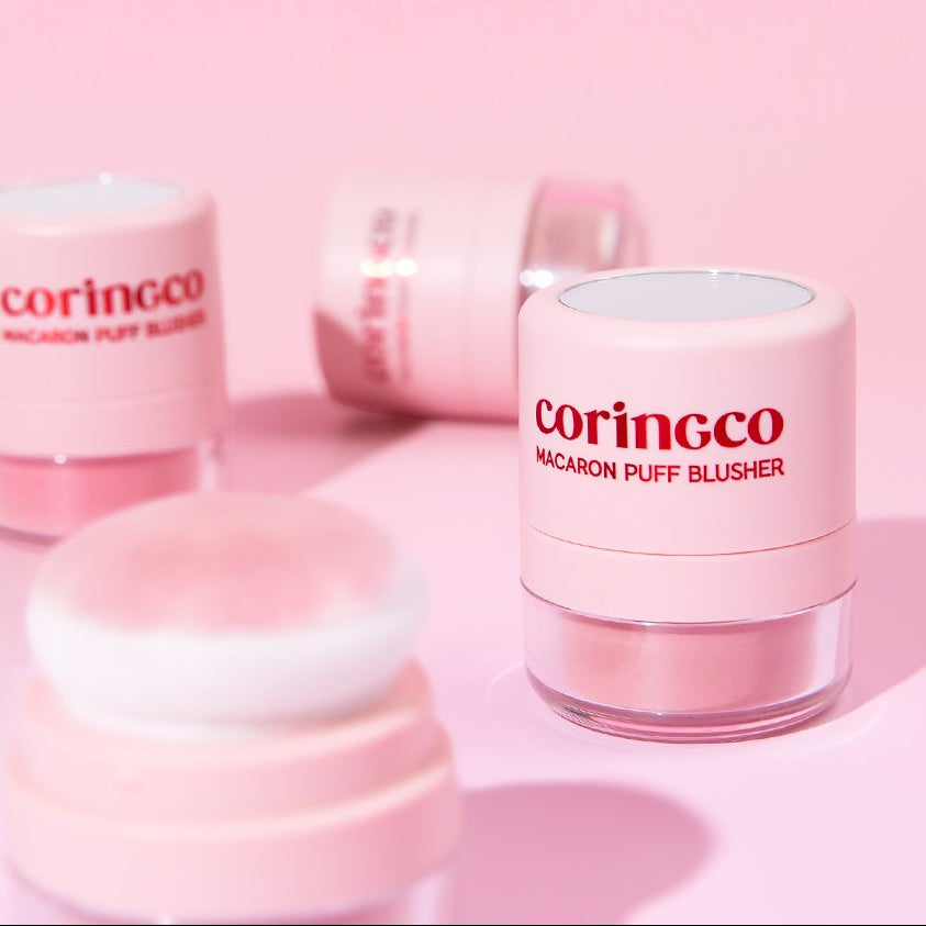 Coringco Macaron Puff Blusher