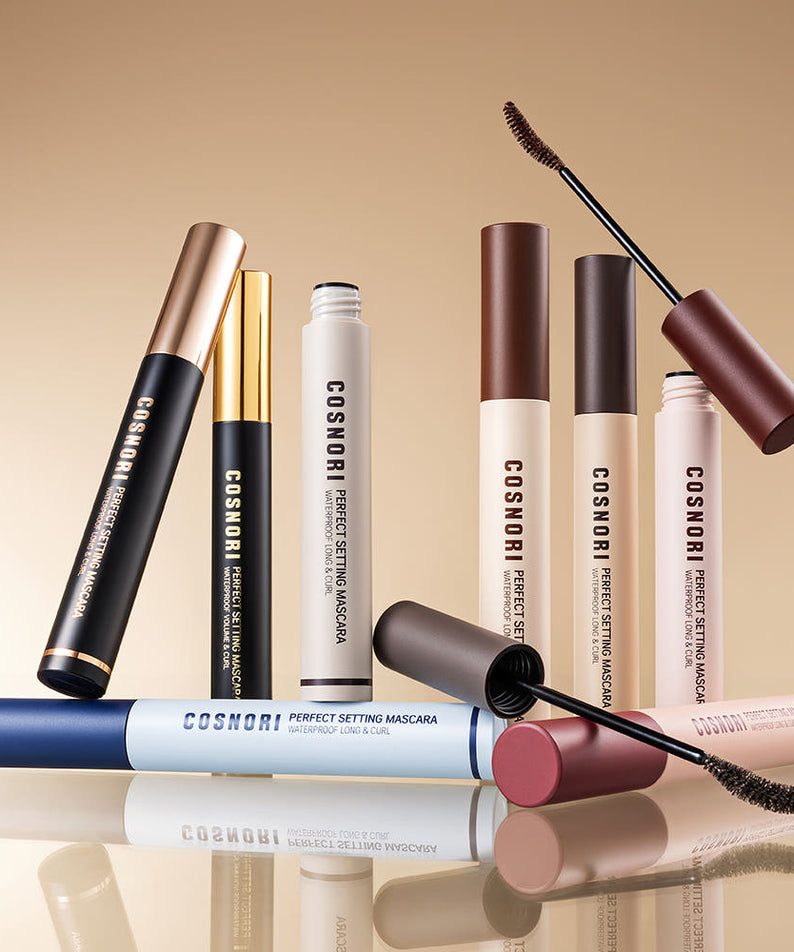 Cosnori 1+1 Perfect Setting Waterproof Mascara 8 Types
