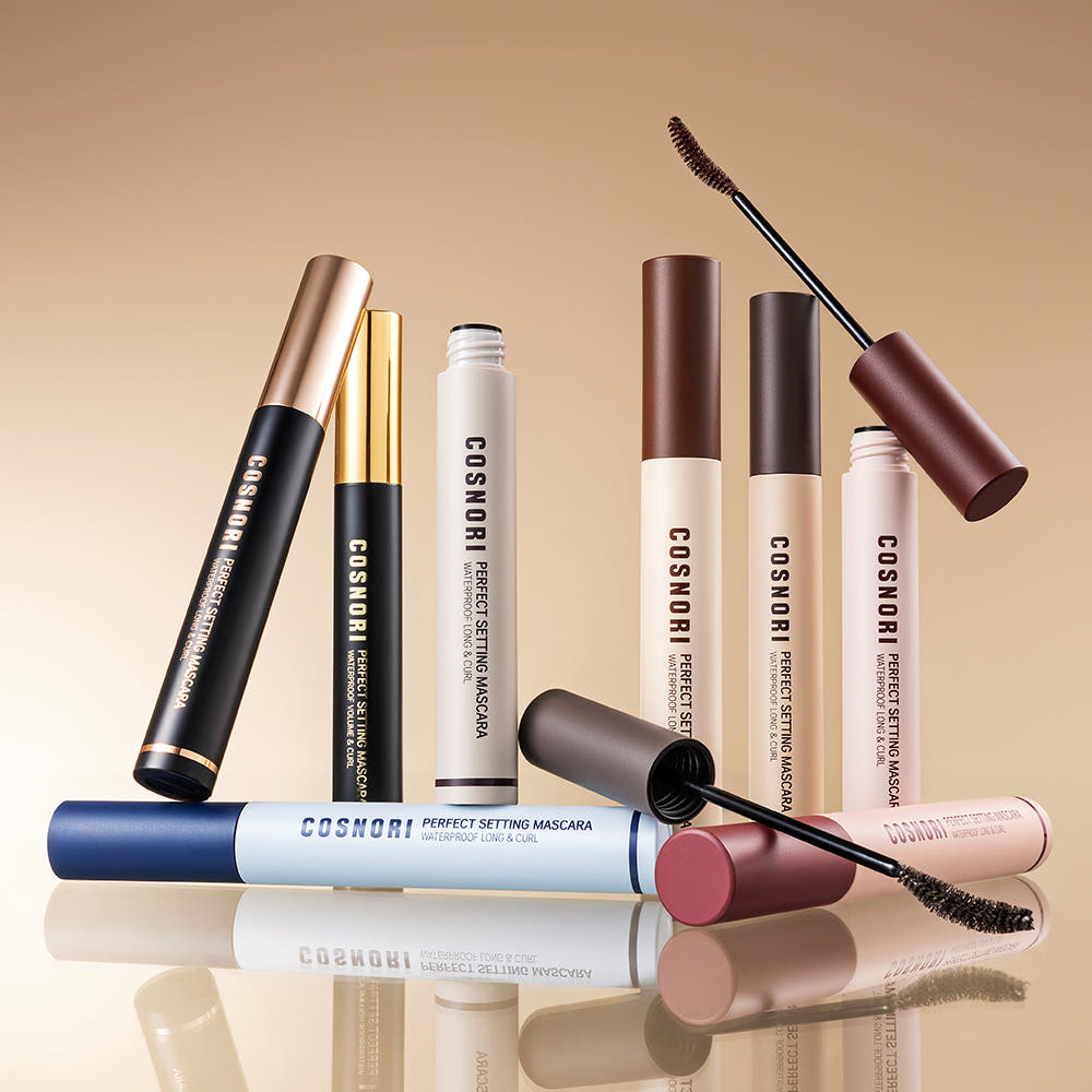 Cosnori 1+1 Perfect Setting Waterproof Mascara 8 Types