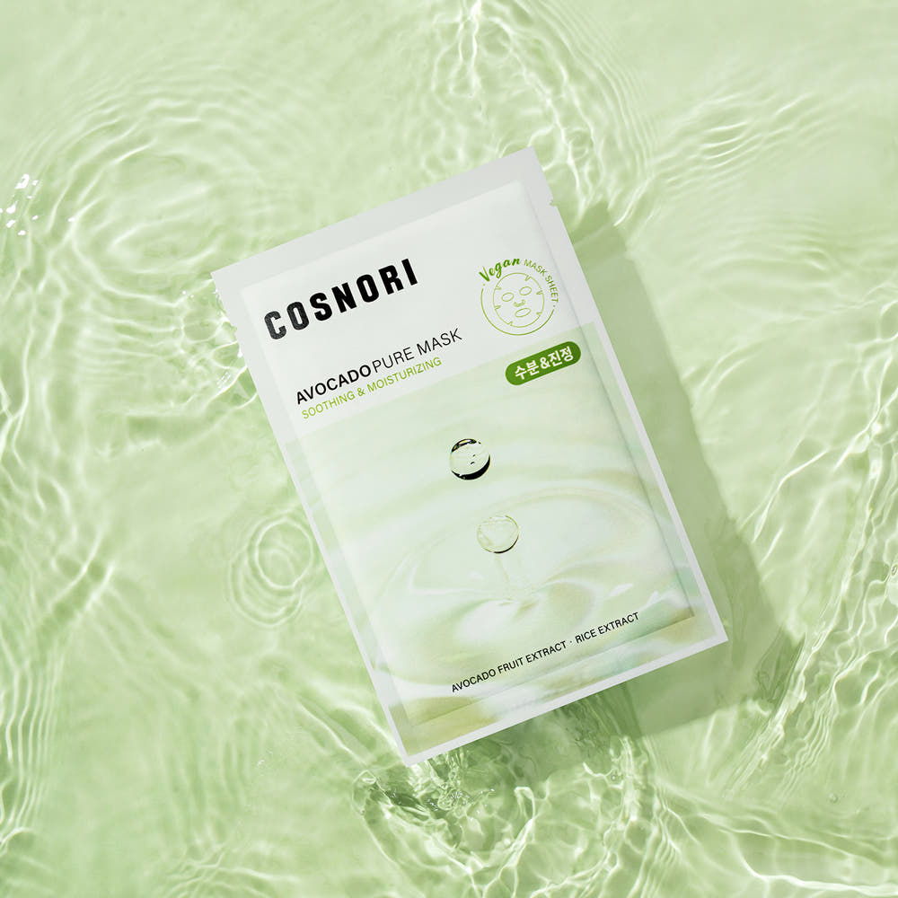 Cosnori Avocado Pure Vegan Mask 10 Sheets