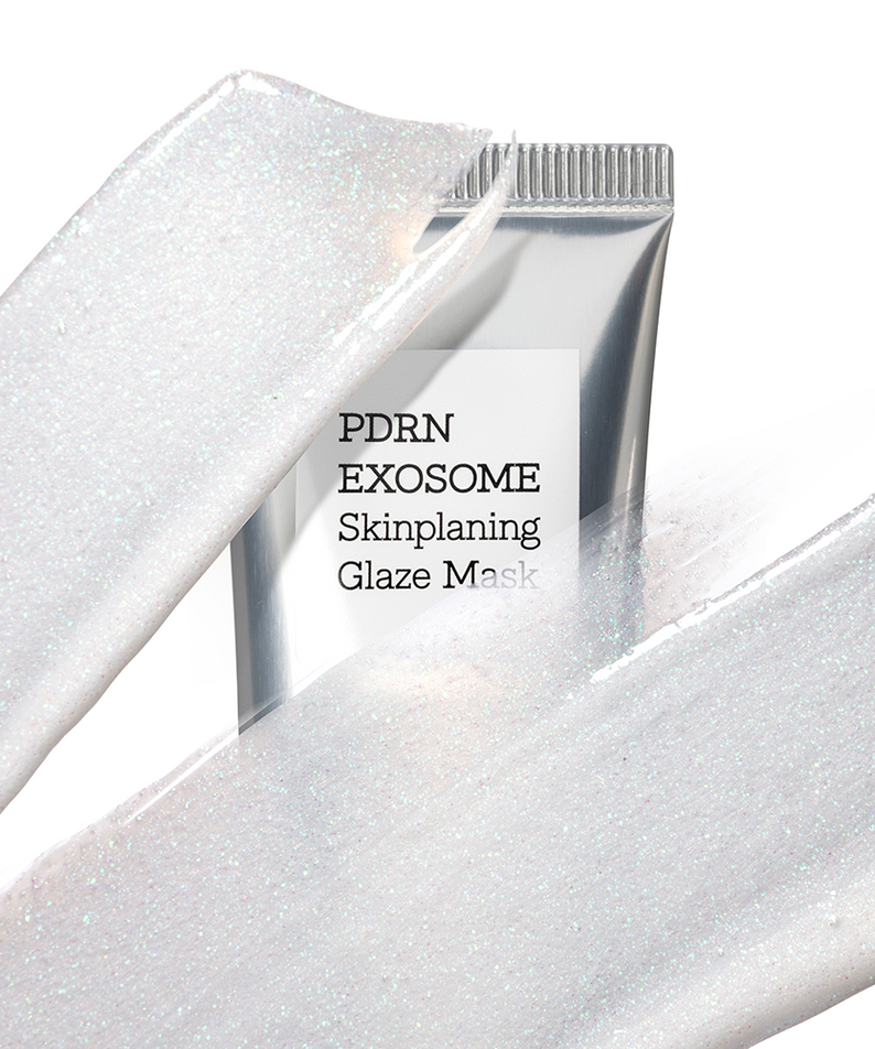 COSRX PDRN Exosome Skin Planning Glaze Mask product image with packaging and texture details.