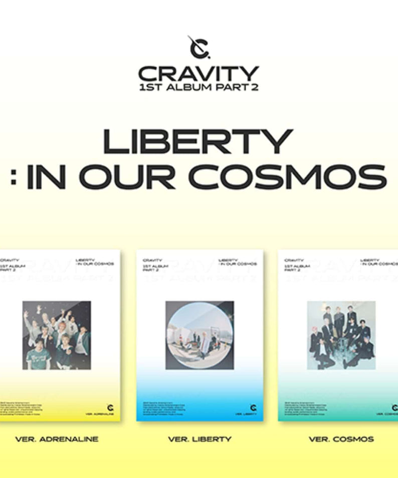 CRAVITY - 1st Album Part.2 [LIBERTY : IN OUR COSMOS] (3 Rand | Kool Seoul - Buy Kpop Albums Online