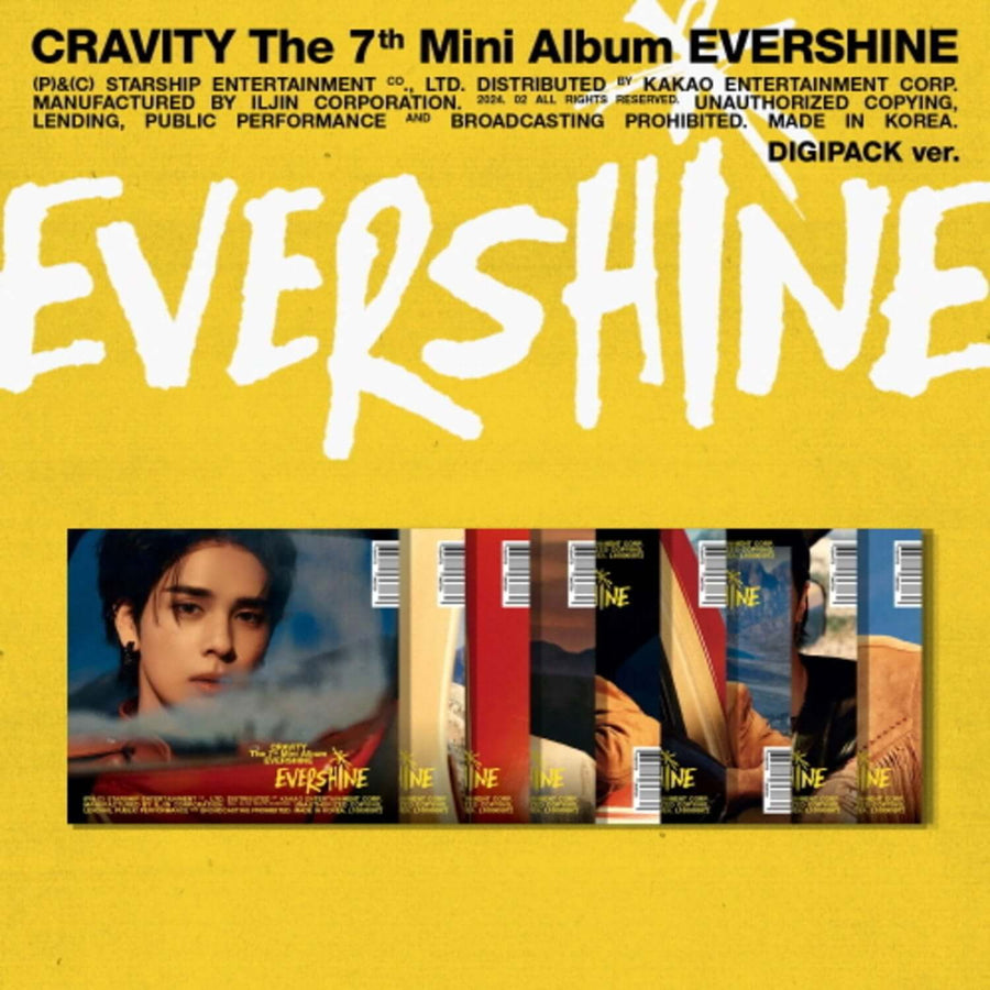Cravity - 7th Album [Evershine] (Digipack Ver.) (Set Of 9) - Kpop Album