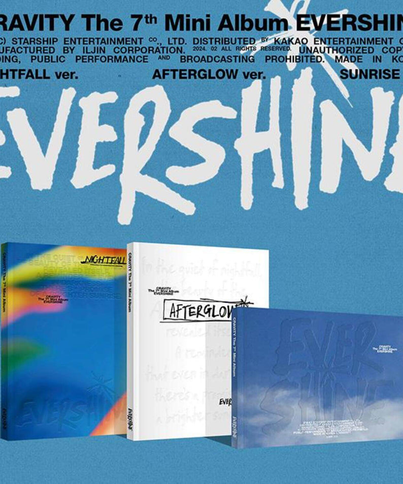 CRAVITY - 7th Album [EVERSHINE] (Random 1 of 3) - Kpop Album | Kool Seoul - Buy Kpop Albums Online