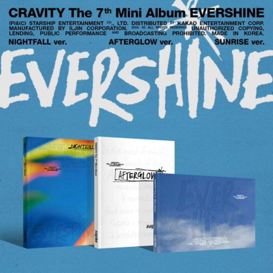 Cravity - 7th Album [Evershine] (Set Of 3) - Kpop Album