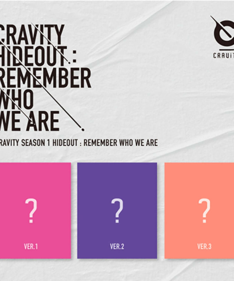 CRAVITY - CRAVITY SEASON1. [HIDEOUT: REMEMBER WHO WE ARE] (V | Kool Seoul - Buy Kpop Albums Online