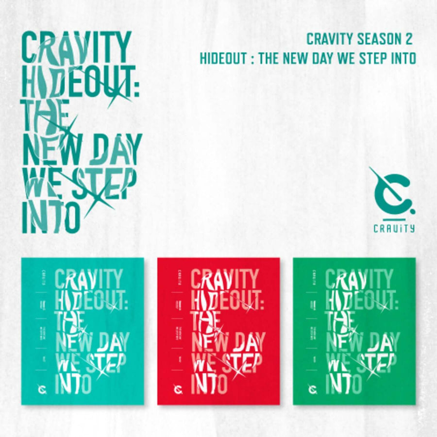 Cravity - Season2. [Hideout: The New Day We Step Into] (Ver.1 + Ver 2 + Ver 3 = Set) - Kpop Album