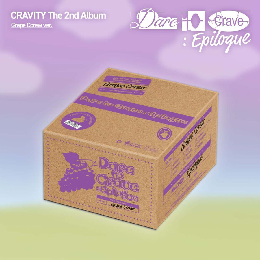 Cravity - The 2nd Album [Dare To Crave : Epilogue] (Grape Ccrew Ver.)(Limited)(Random 1 Of 9) - Kpop Album