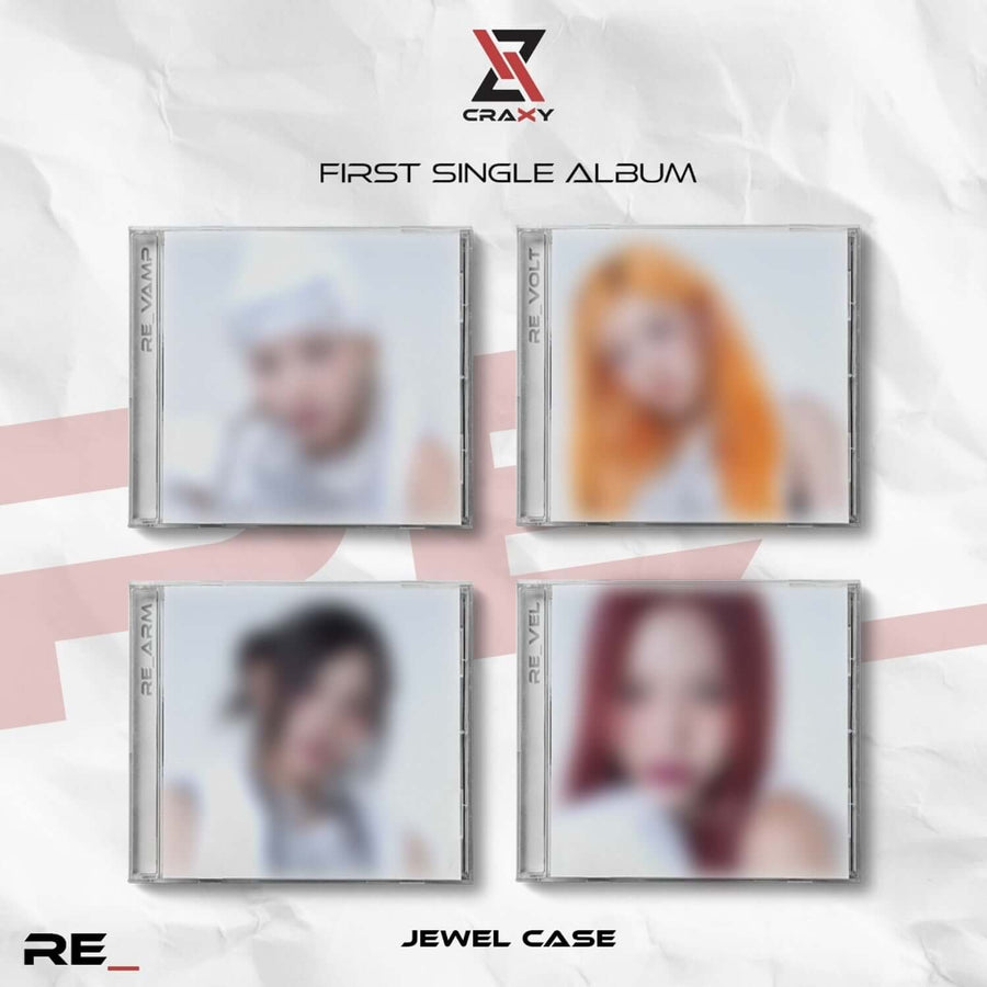 Craxy - 1st Album [Re_] (Jewel Case Ver.) (Random) - Kpop Album