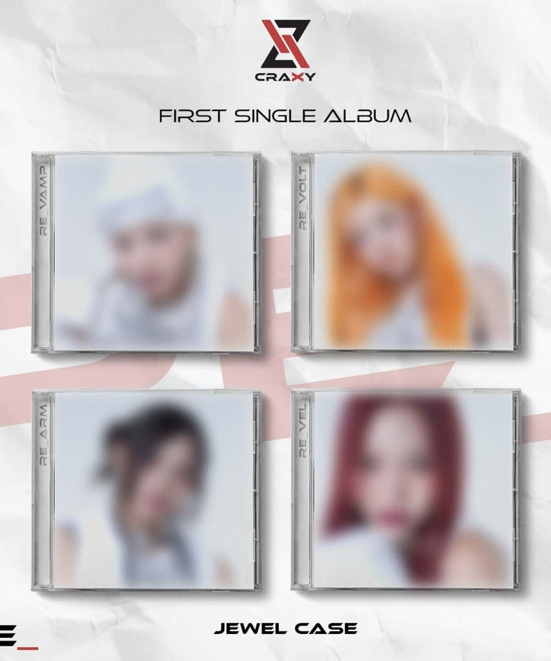 CRAXY - 1st Album [RE_] (JEWEL CASE Ver.) (Set) - Kpop Album | Kool Seoul - Buy Kpop Albums Online