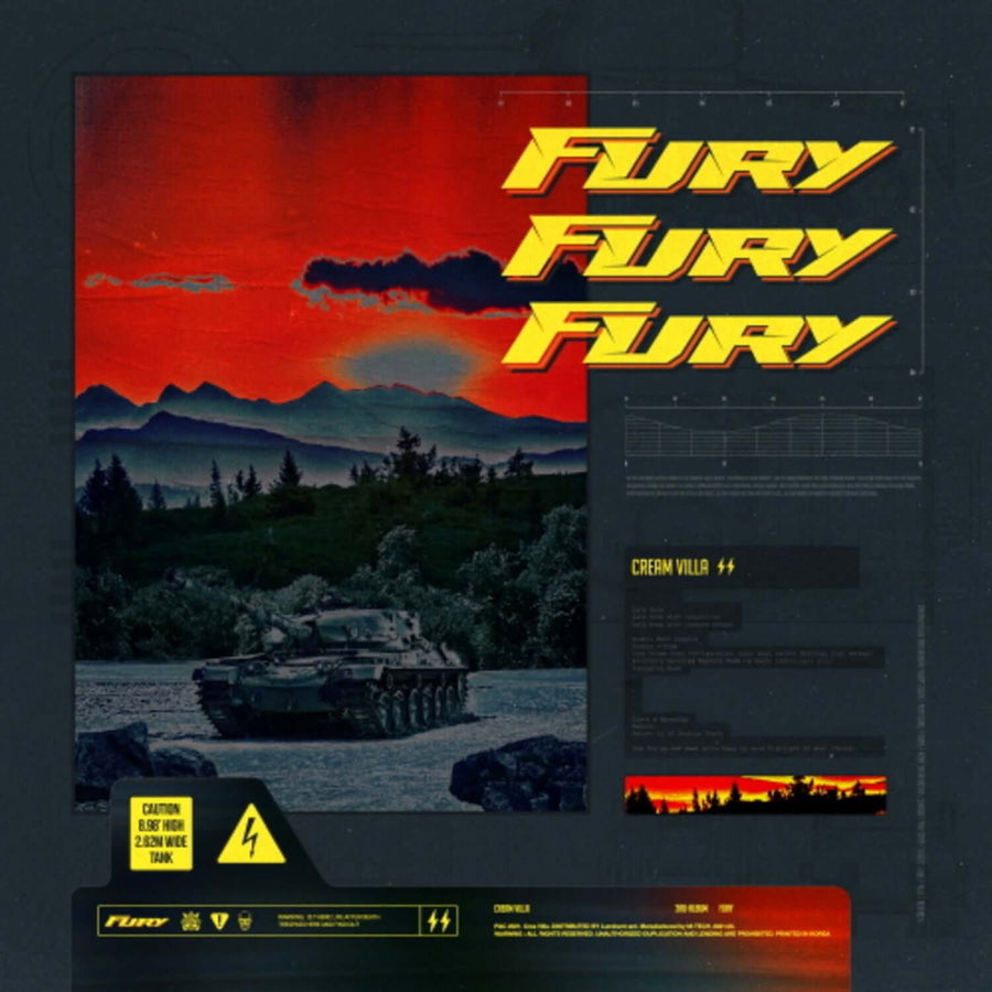 Cream Villa - 3rd Album [Fury] - Kpop Album
