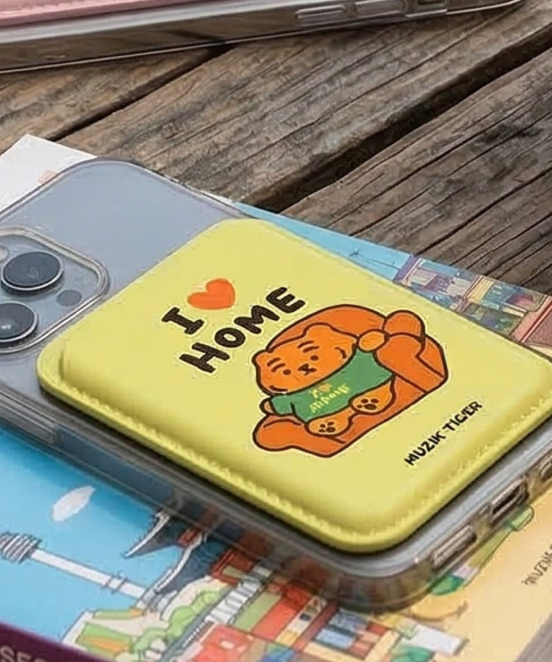 Muzik Tiger I Love Home Magsafe Card Wallet 5 Types