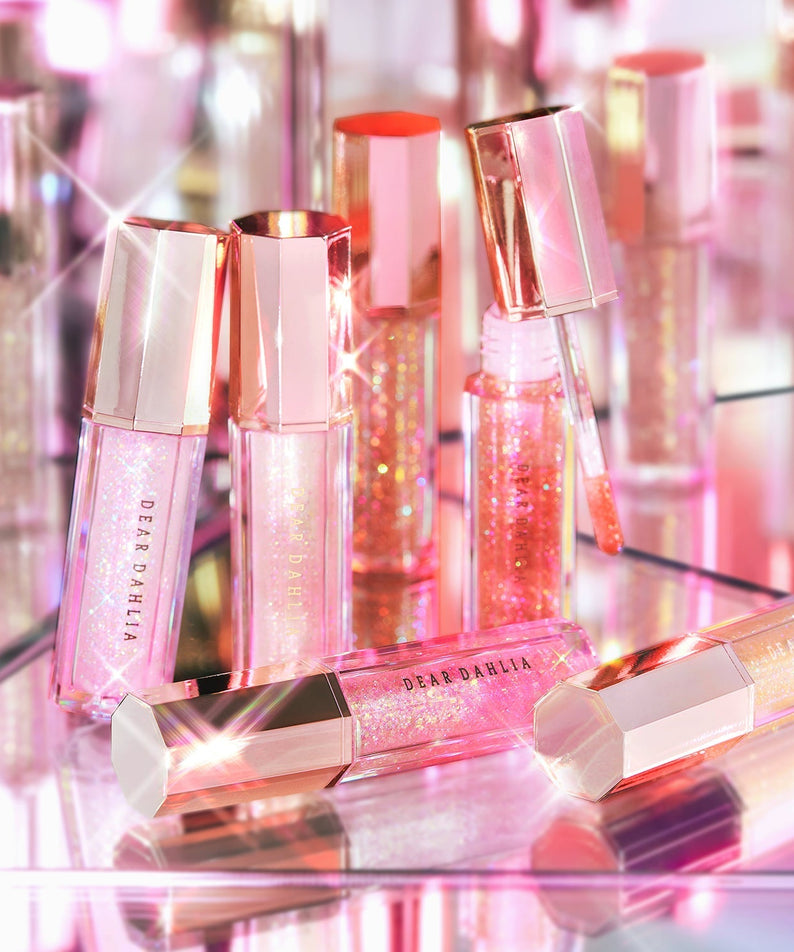 DEAR DAHLIA Paradise Shine Eye Sequins in an elegant reflective display