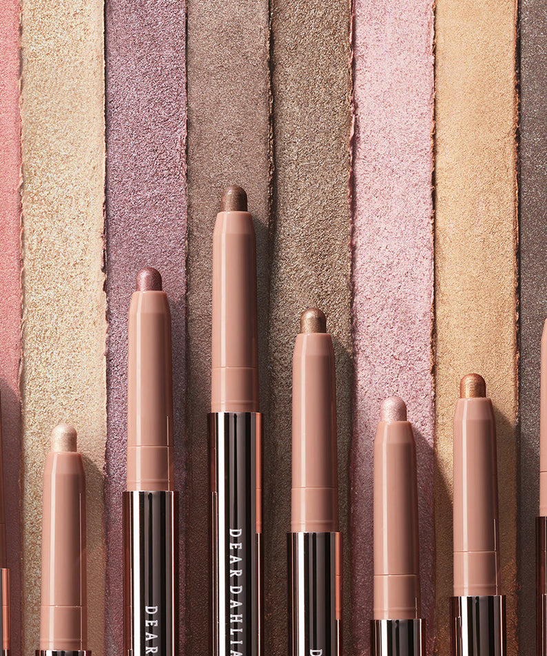 DEAR DAHLIA Perfect Designing Shadow Stick shades on display