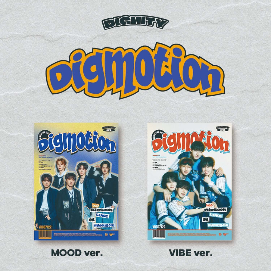 Dignity - 1st Album [Digmotion] (Mood Ver., Vibe Ver.) (Set Of 2) - Kpop Album