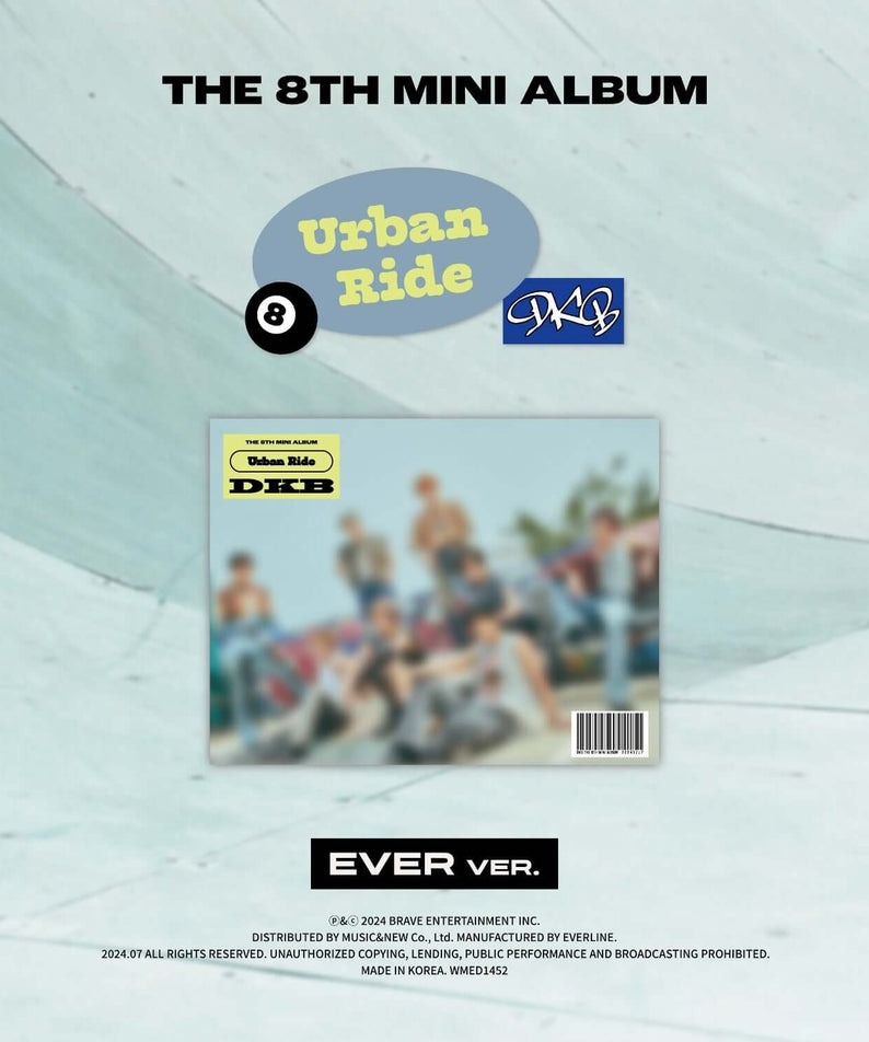DKB - 8th Mini Album [Urban Ride] (EVER ver.) - Kpop Album | Kool Seoul - Buy Kpop Albums Online
