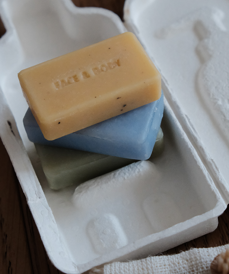 DONGGUBAT Berry Dan Liquid Travel Kit 60g in eco-friendly packaging with colorful soap bars.