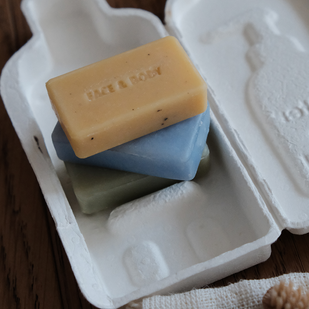 DONGGUBAT Berry Dan Liquid Travel Kit 60g in eco-friendly packaging with colorful soap bars.